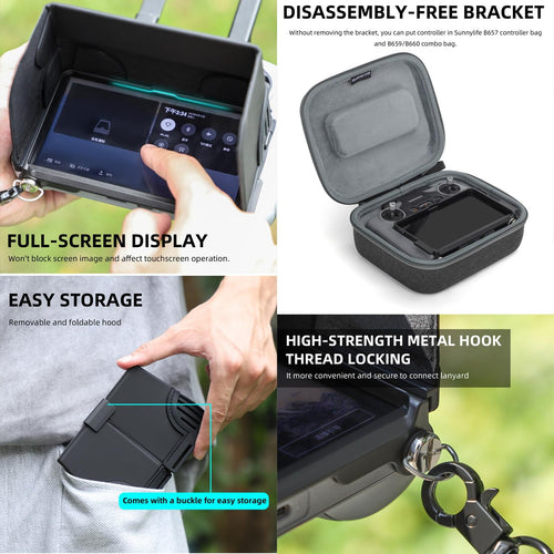 NNEIDS Remote Control Sunshade Hood Cover For Dji Rc Drones