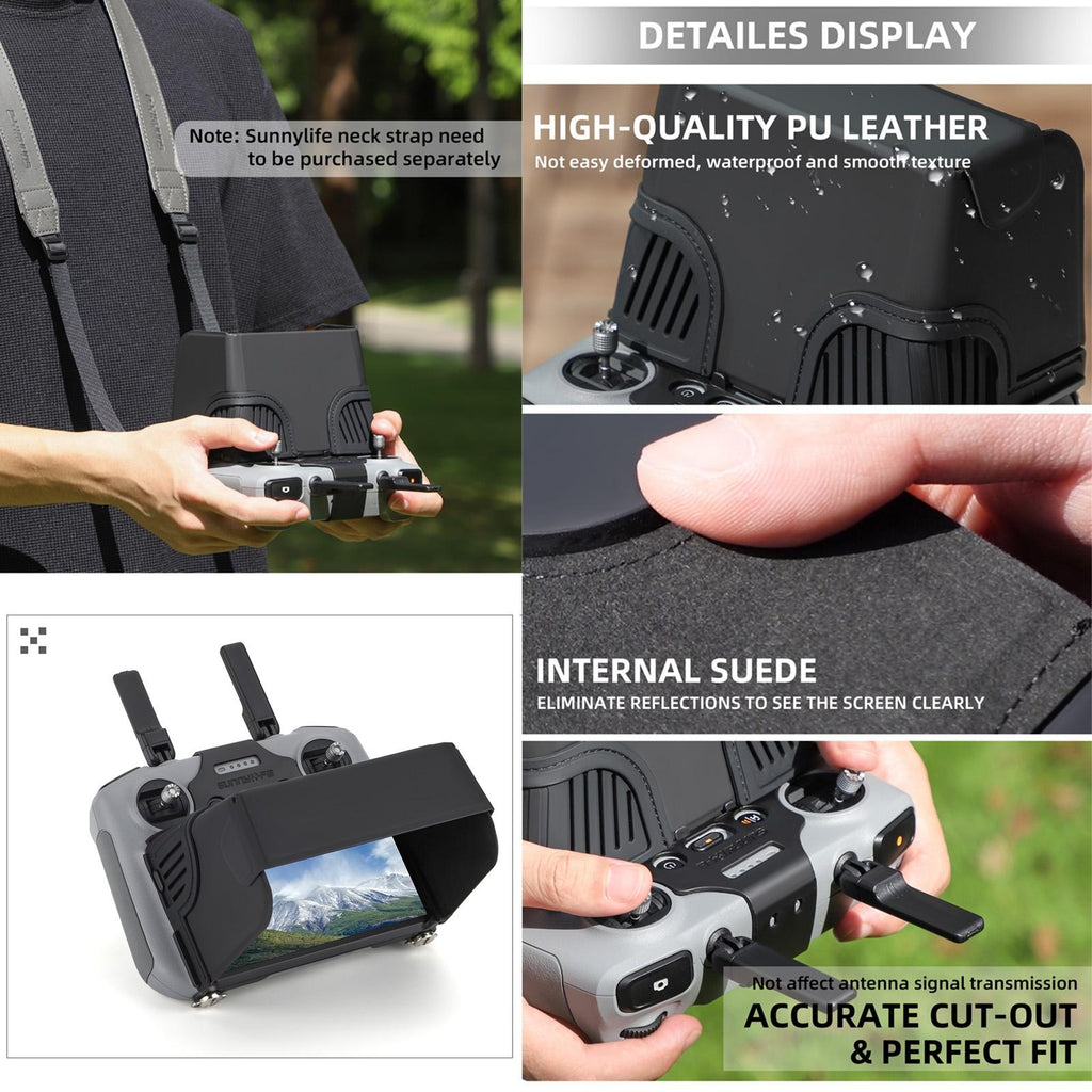 NNEIDS Remote Control Sunshade Hood Cover For Dji Rc Drones