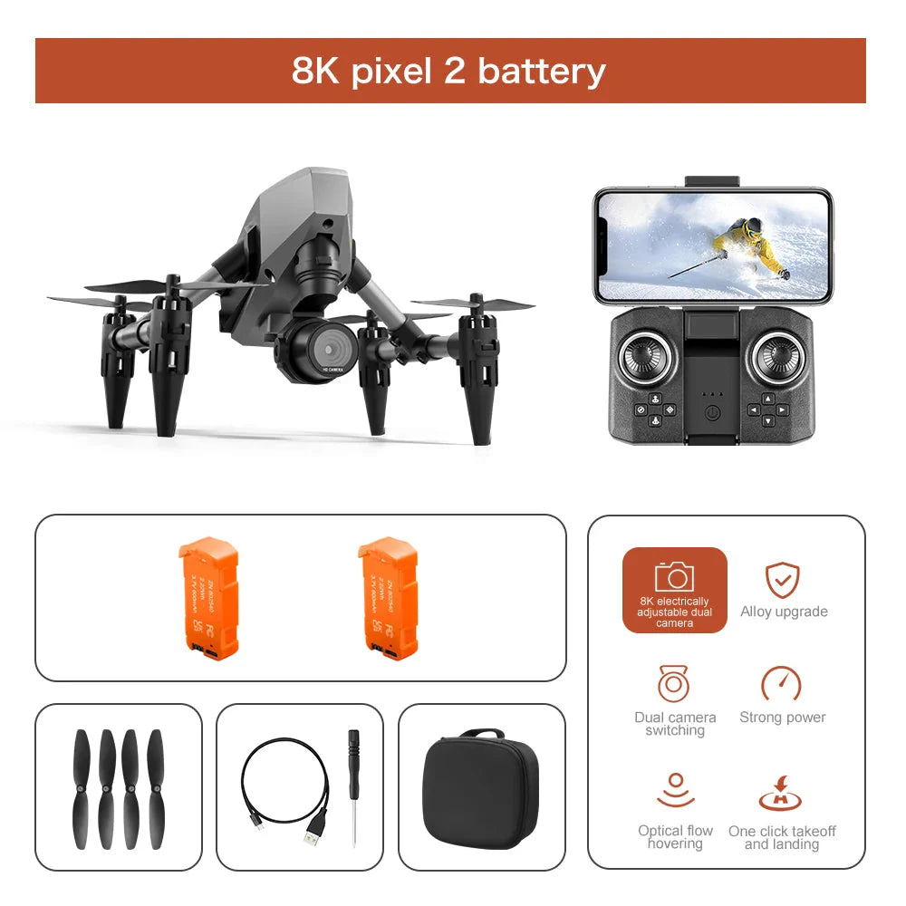 Mini Drone 4K 8K Dual Camera