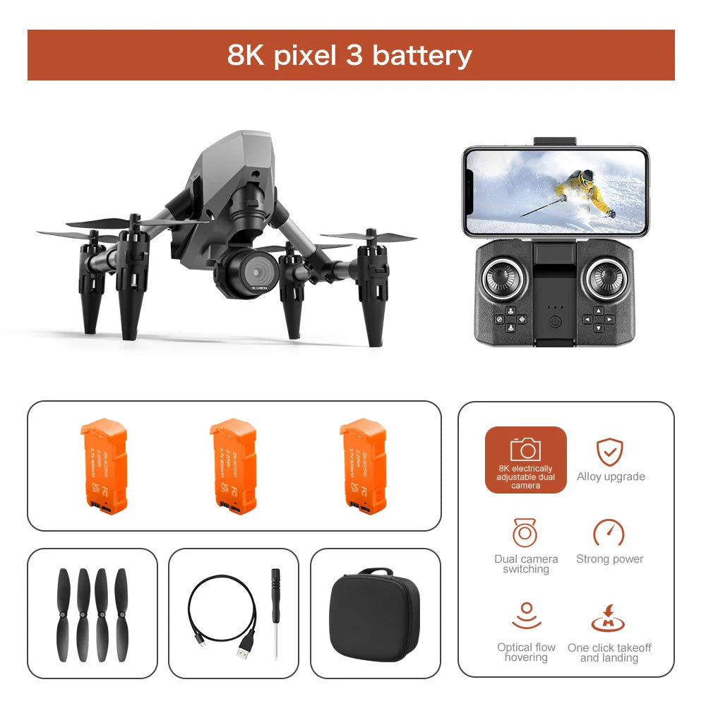 Mini Drone 4K 8K Dual Camera