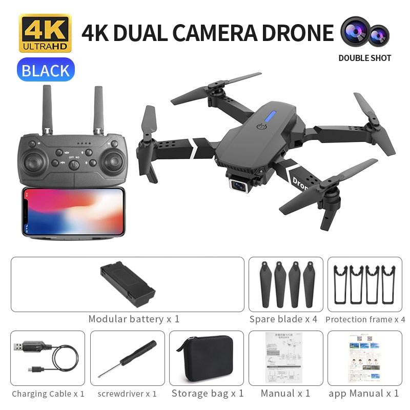 NNEOBA NEW Drone 4k Professional Dual Cameras